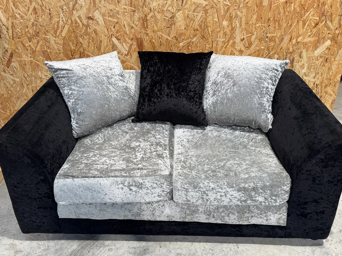 Velvet Sofa - Image 1