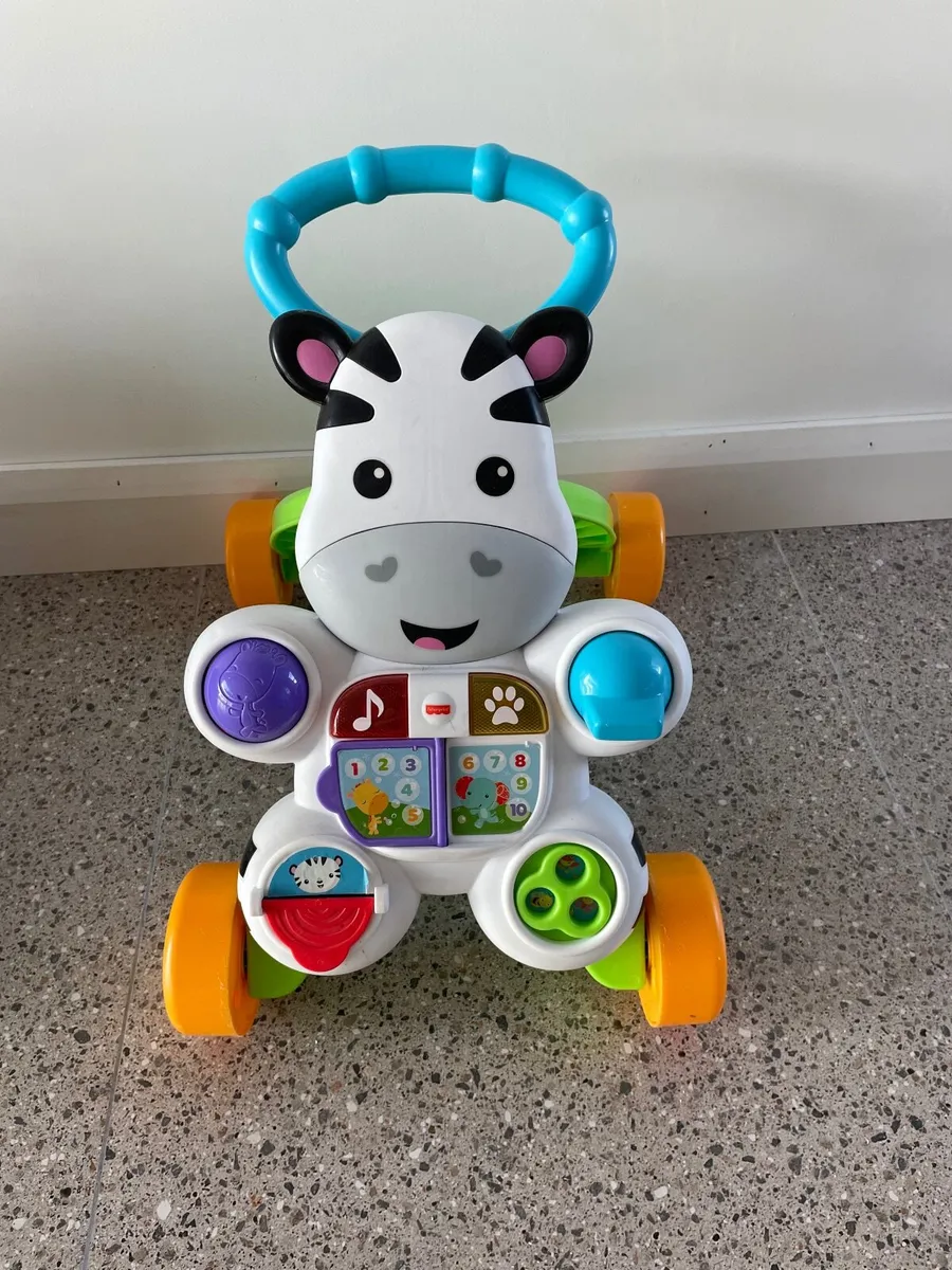 Fisher Price learn with me zebra baby walker