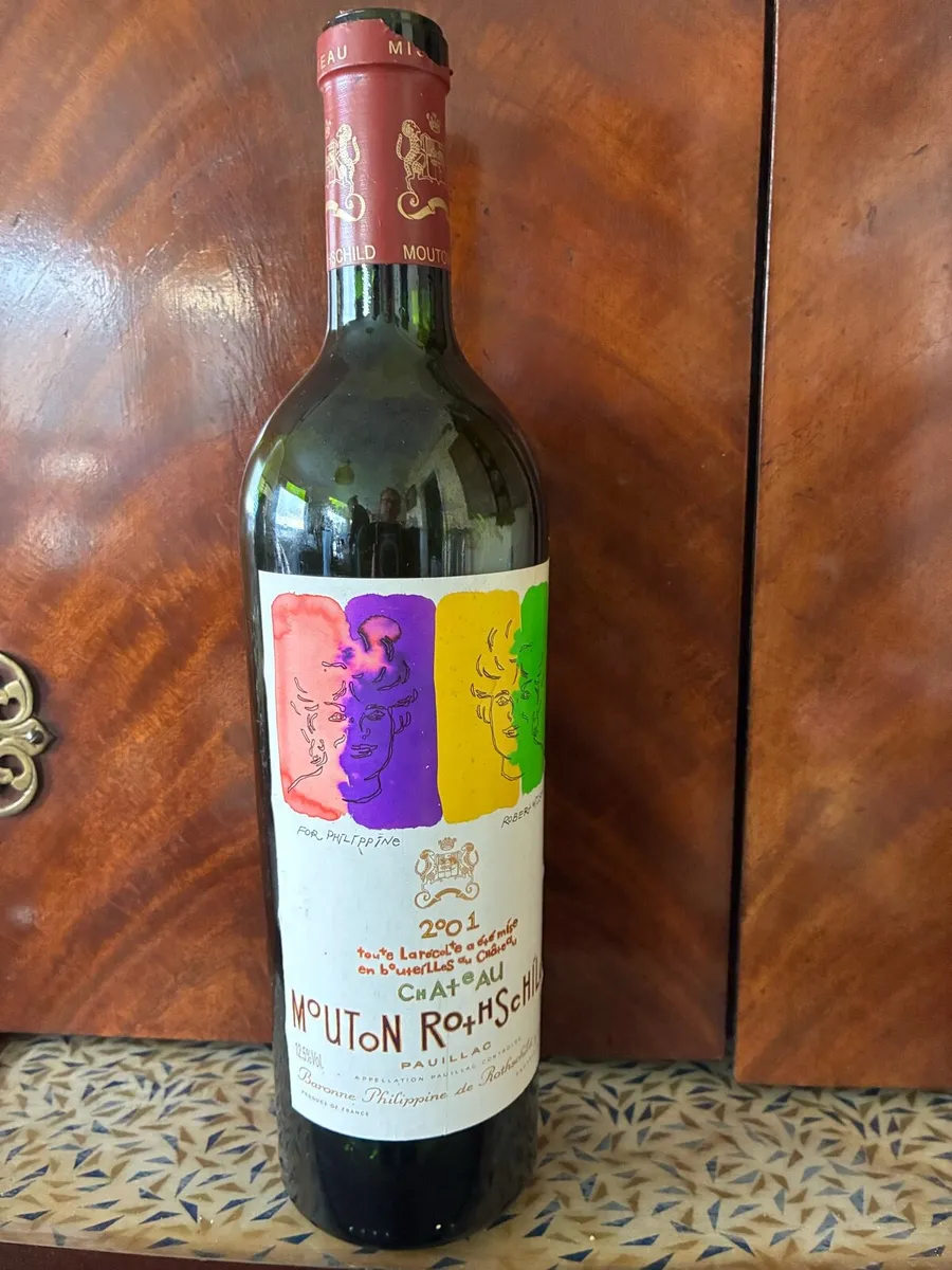 Mouton Rotchchild 2001 empty bottle - Image 1