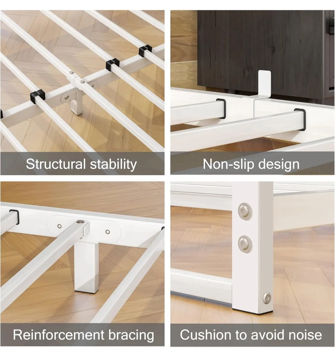 King Size Bed Frame,5ft Floor Bed Frame King Size - Image 2