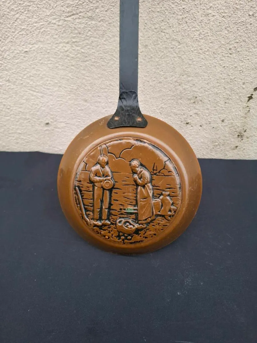 Decorative copper pan postage possible - Image 2