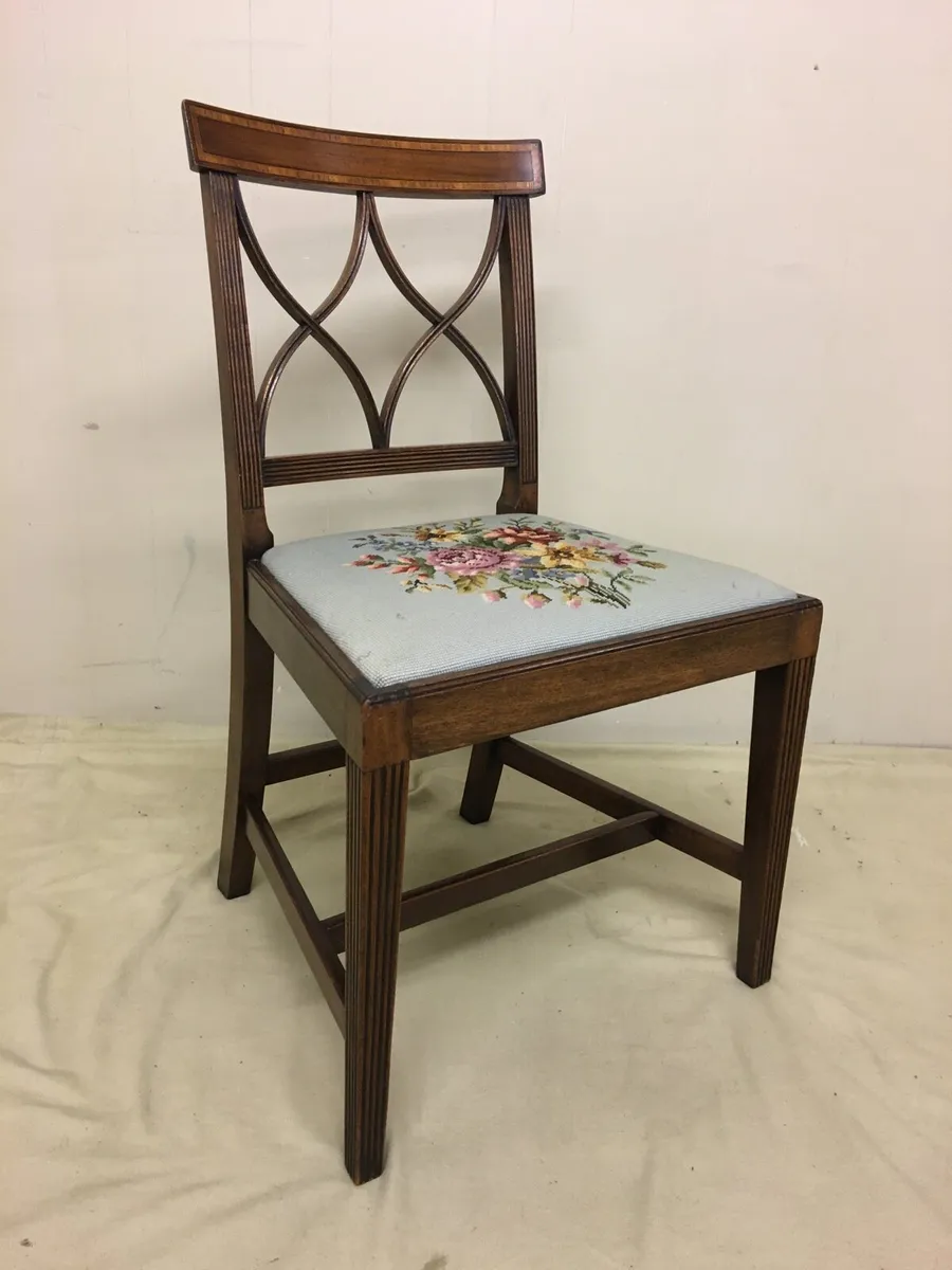Set of 6 Edwardian Dining Chairs - Image 4