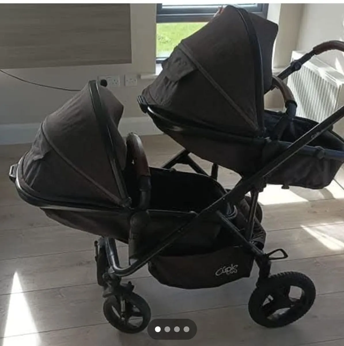 Twin Buggie & car seats - Cupla Duo Baby Elegance - Image 1