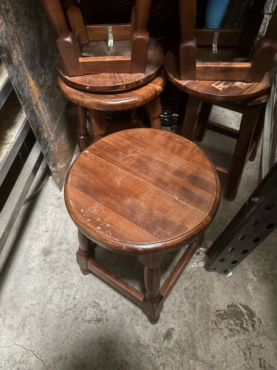 Wooden Stools - Image 1