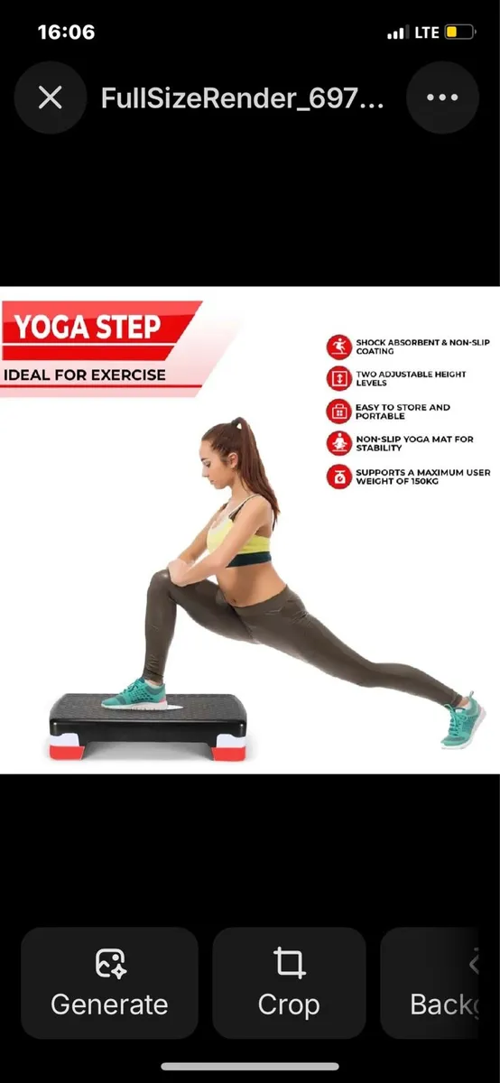 Yoga Gym Stepper & Mat Home Fitness - Image 2