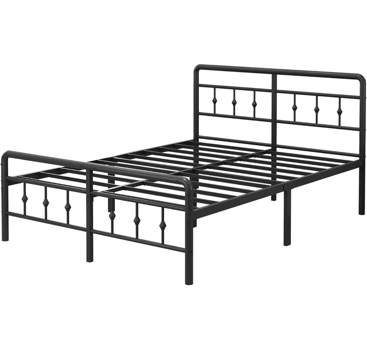 King Size Bed Frame with Victorian Headboard and F - Image 2