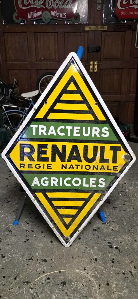 Enamel sign  in perfect condition - Image 2