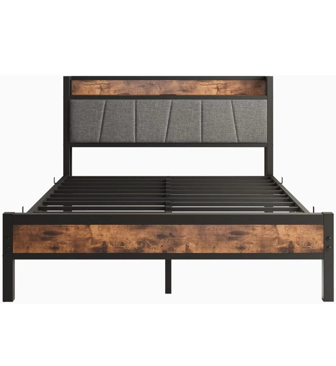 Kingsize Bed Base with Charging Station - Image 2