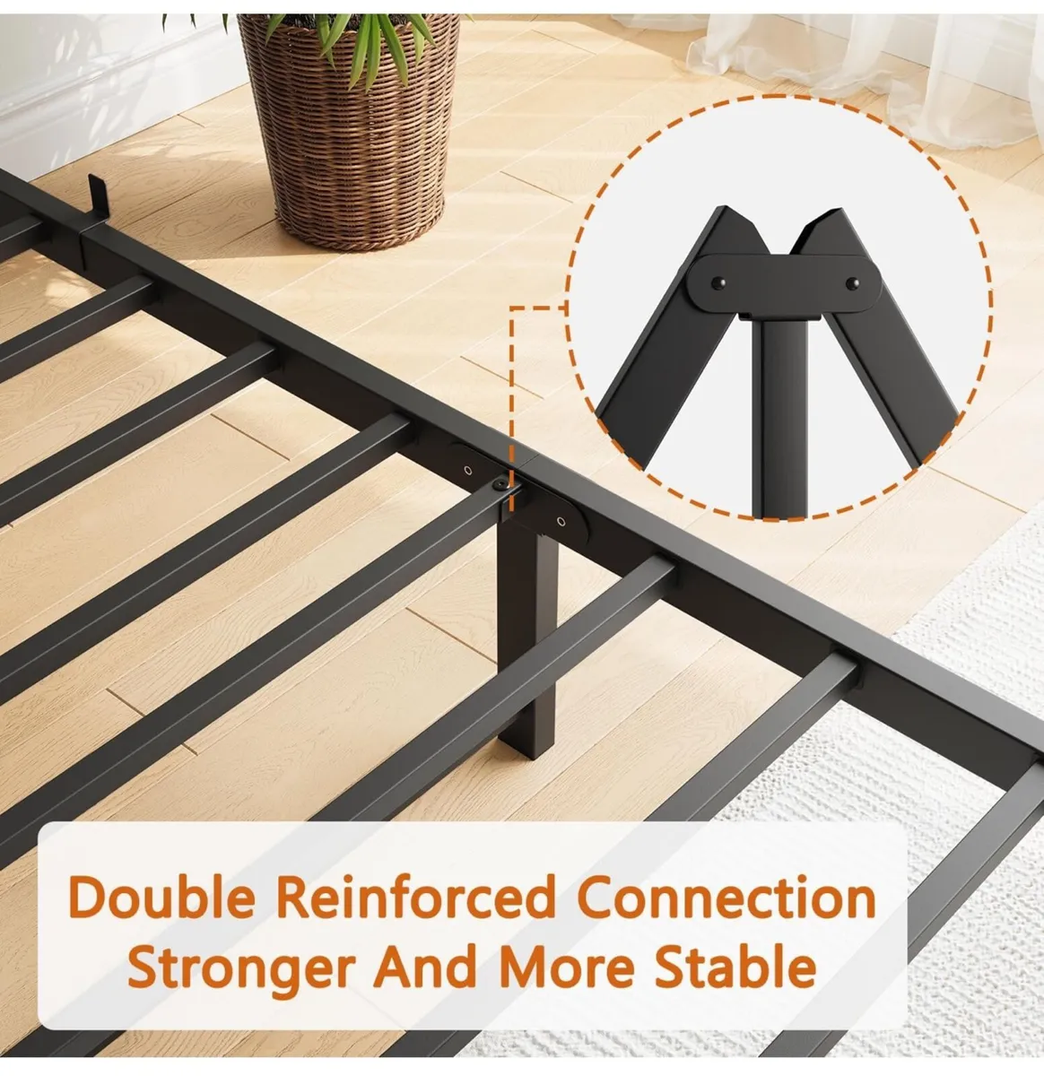 Kingsize Bed Base with Charging Station - Image 3