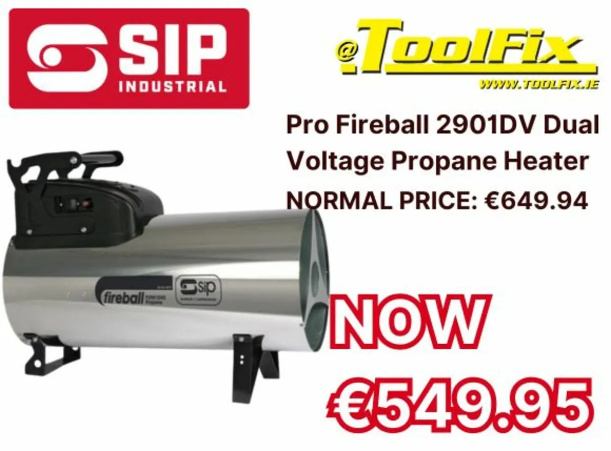 Pro Fireball 2901DV Dual Voltage Propane Heater
