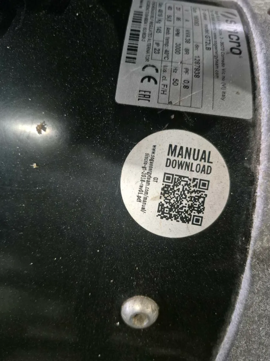 Generator 38kva as new - Image 3