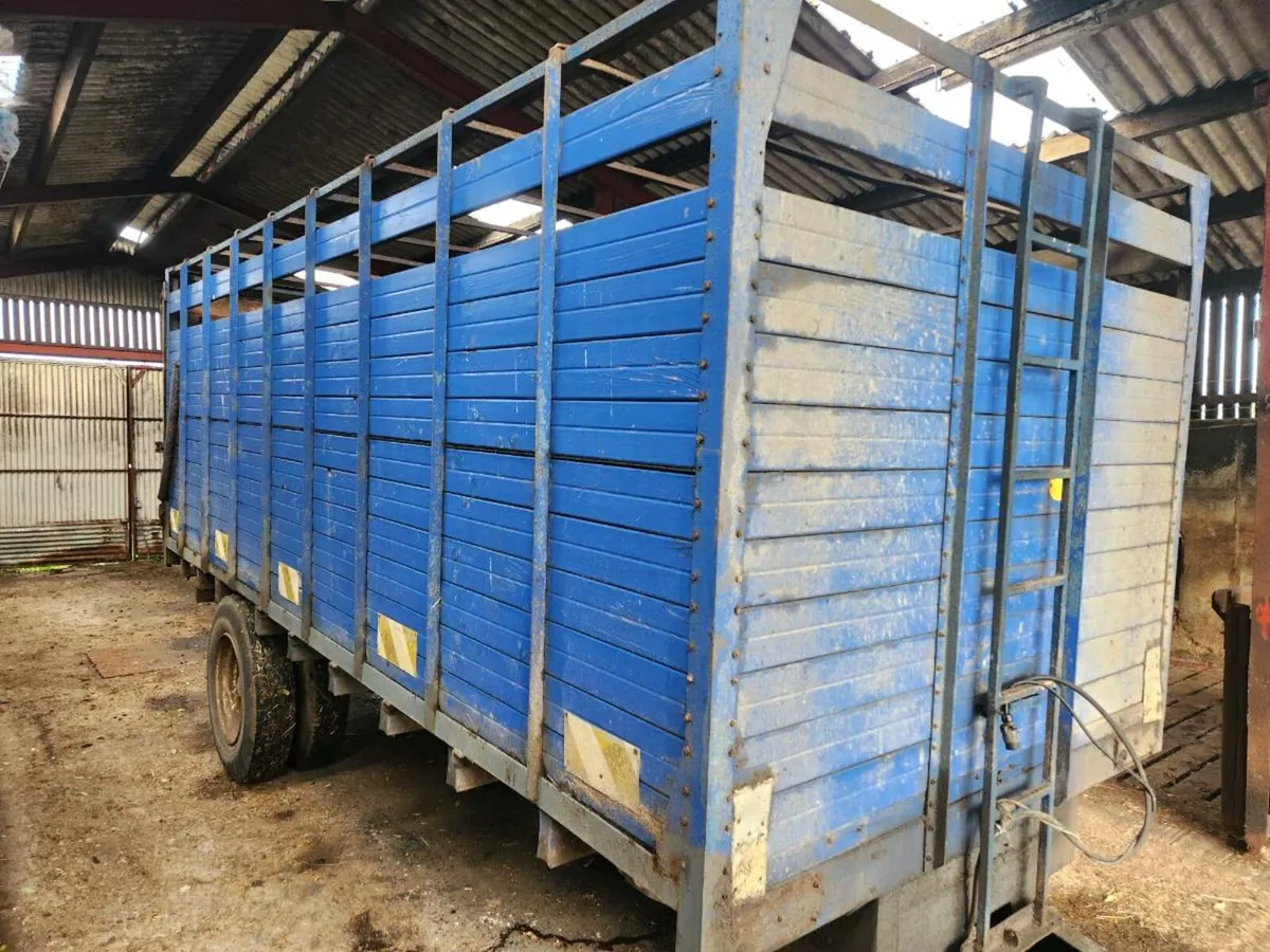 Cattle trailer 18ft - Image 1