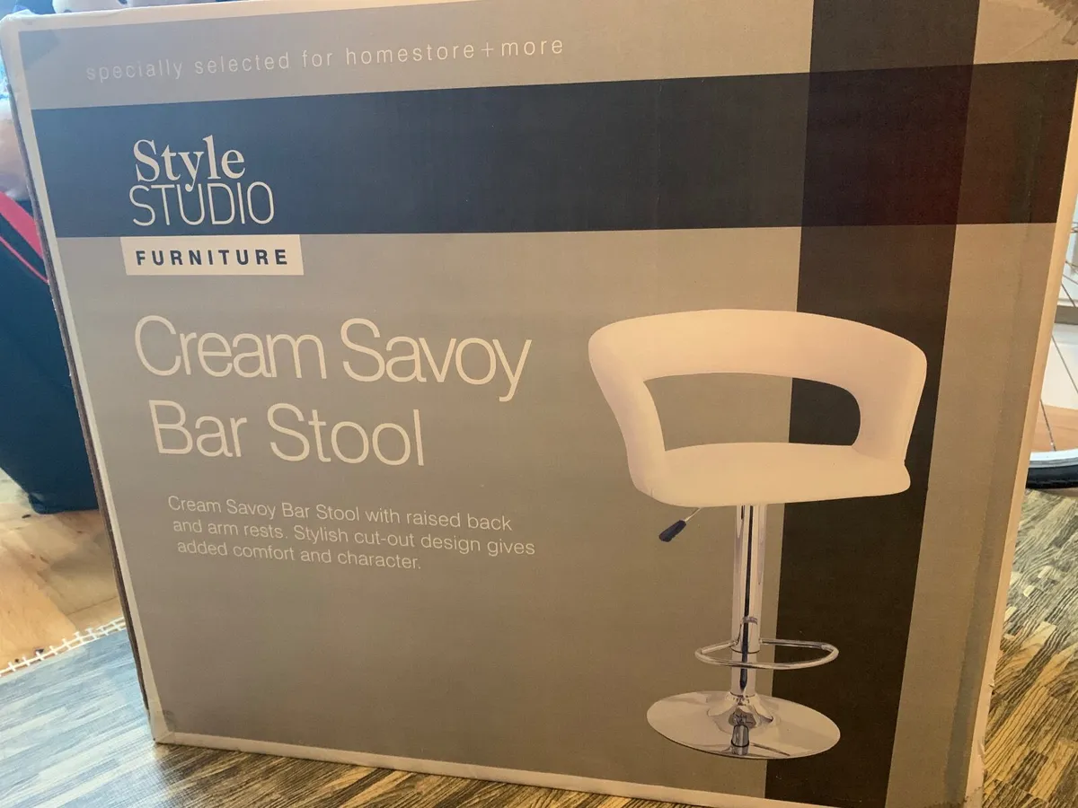Cream Savoy Bar Stool - Image 1