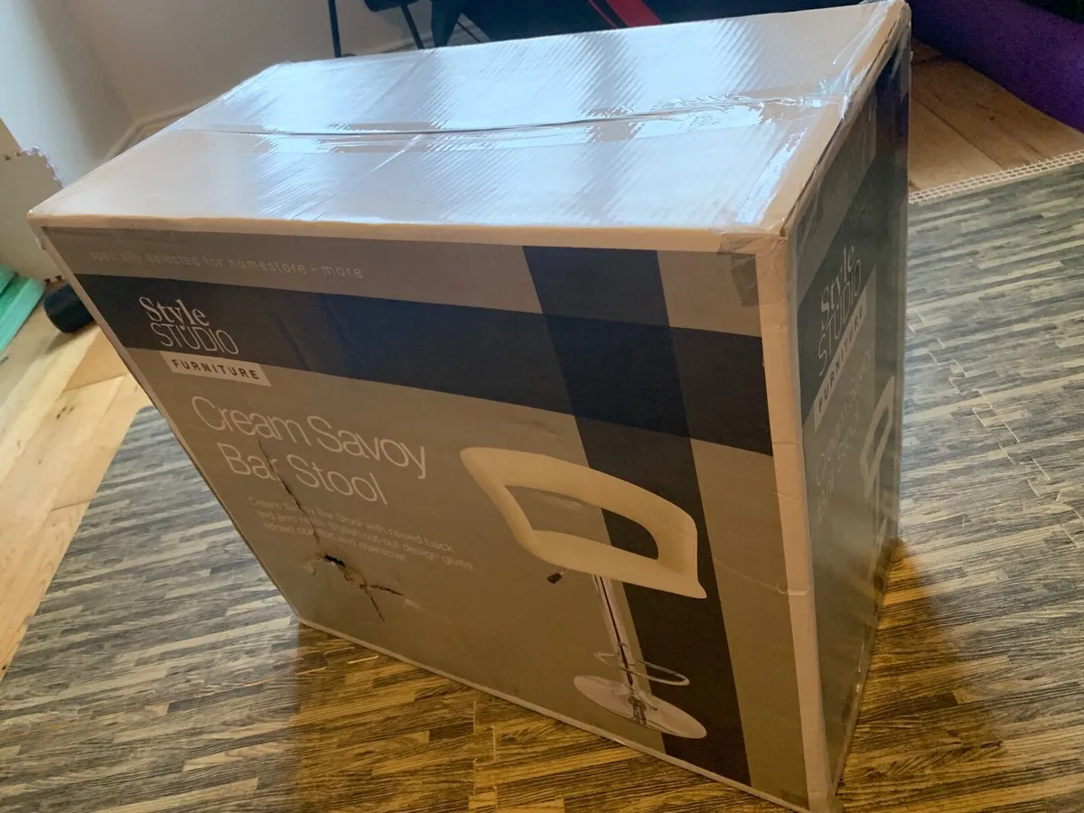 Cream Savoy Bar Stool - Image 3