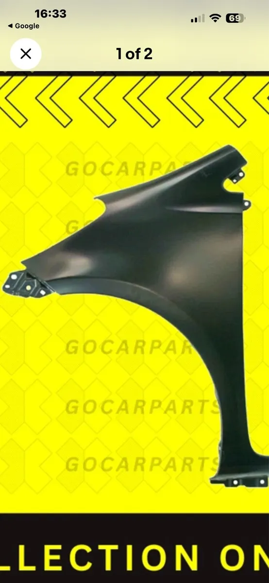 2009 Toyota IQ PASSENGER WING - Image 2