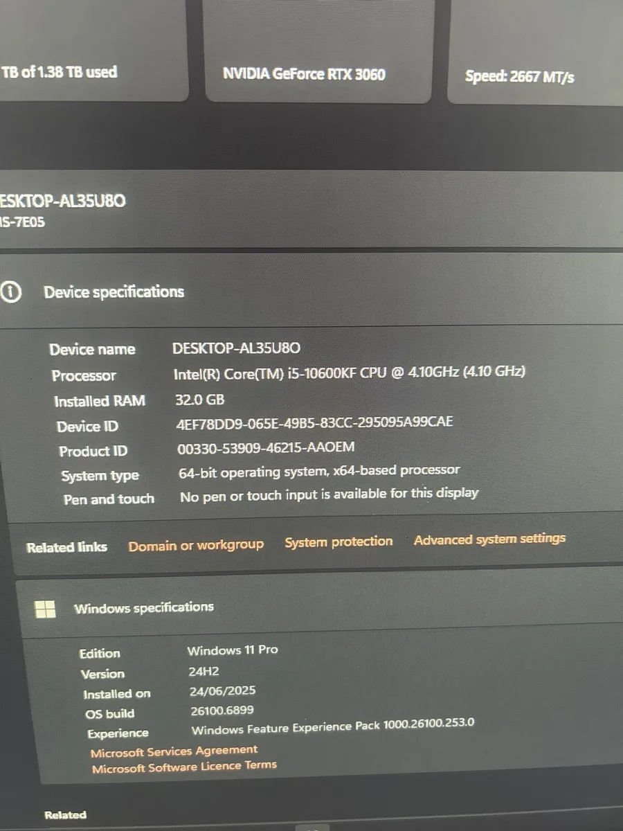 Gaming pc / RTX 3060 - Image 2