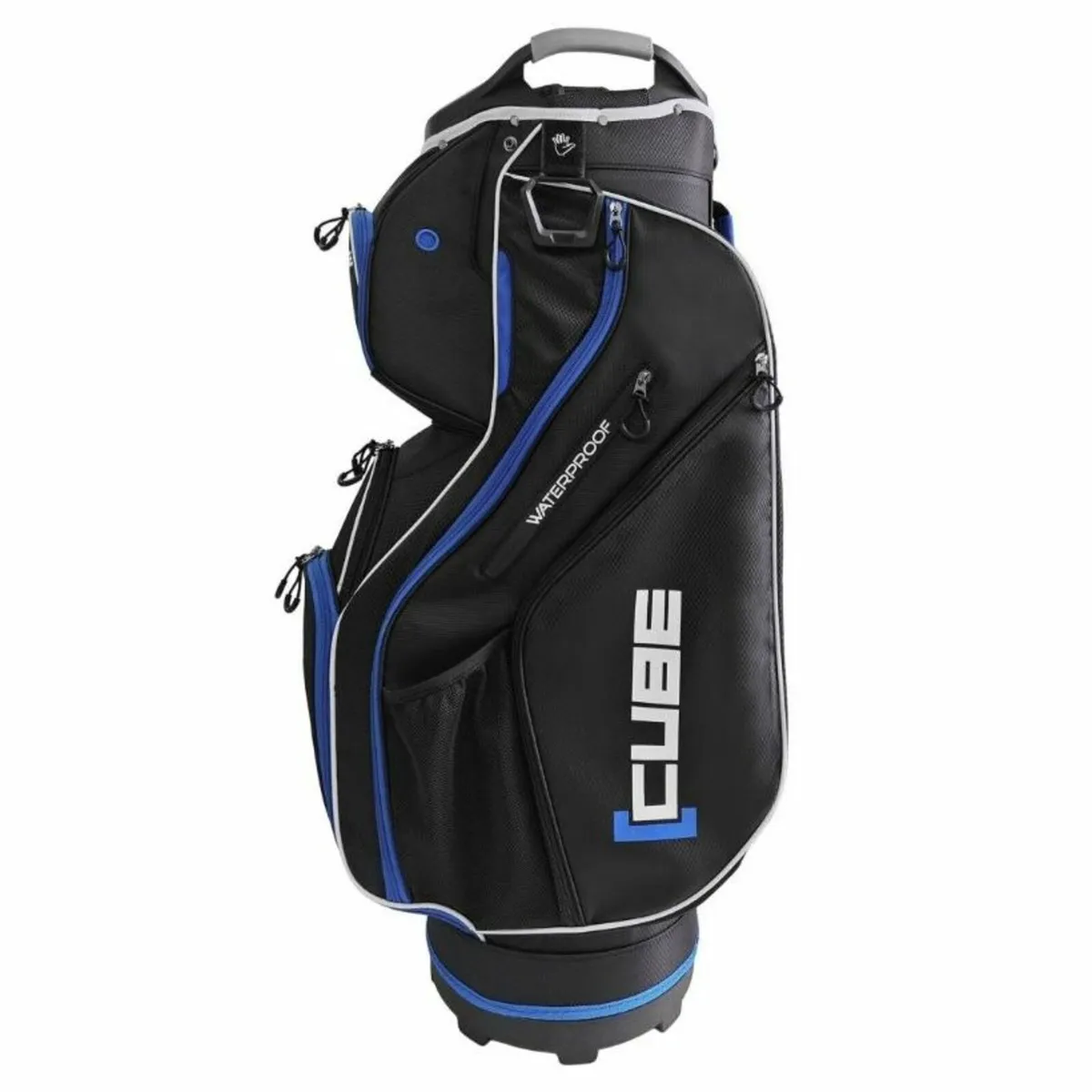 Cube Deluxe Cart Bag - Black/Blue Trim - Image 1