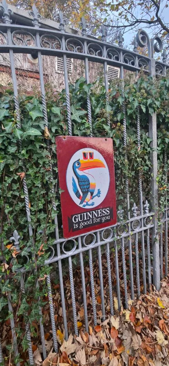Old Enamel  Guinness  sign - Image 2