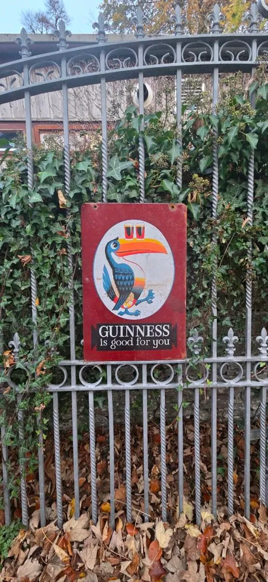 Old Enamel  Guinness  sign - Image 4