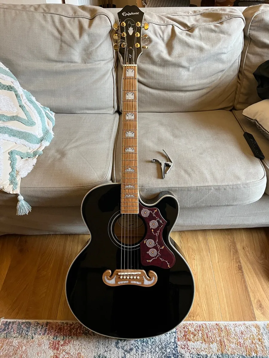Epiphone J200 Studio Semi Acoustic Guitar - Image 1
