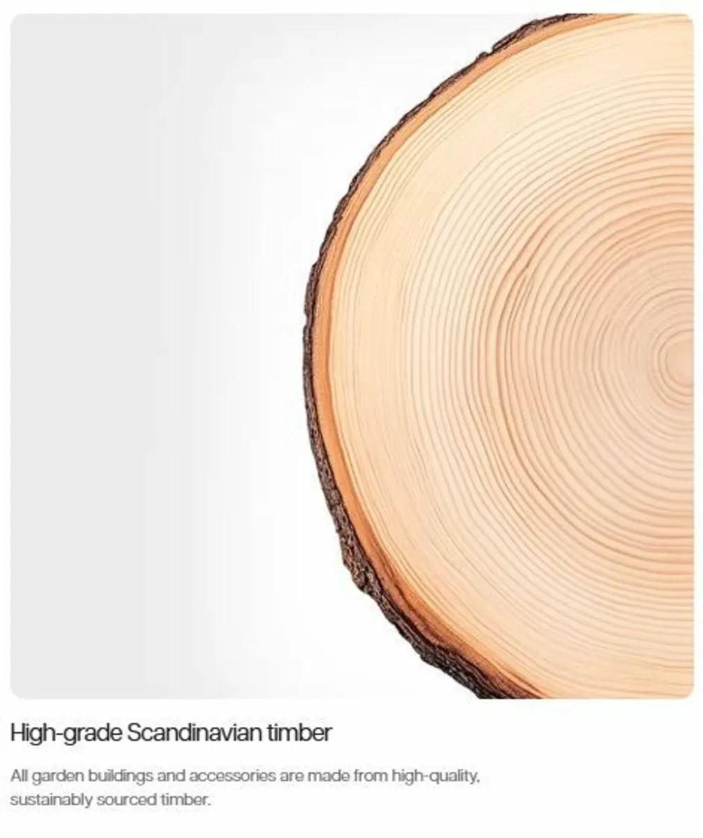 8x6 Deluxe T&G Pent Roof Garden Sheds. - Image 4