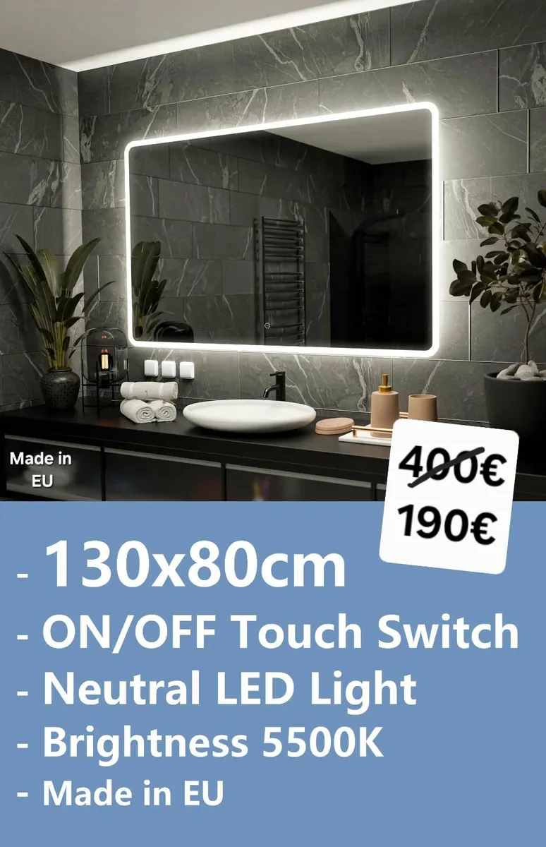 LED Bathroom Mirror - Image 1