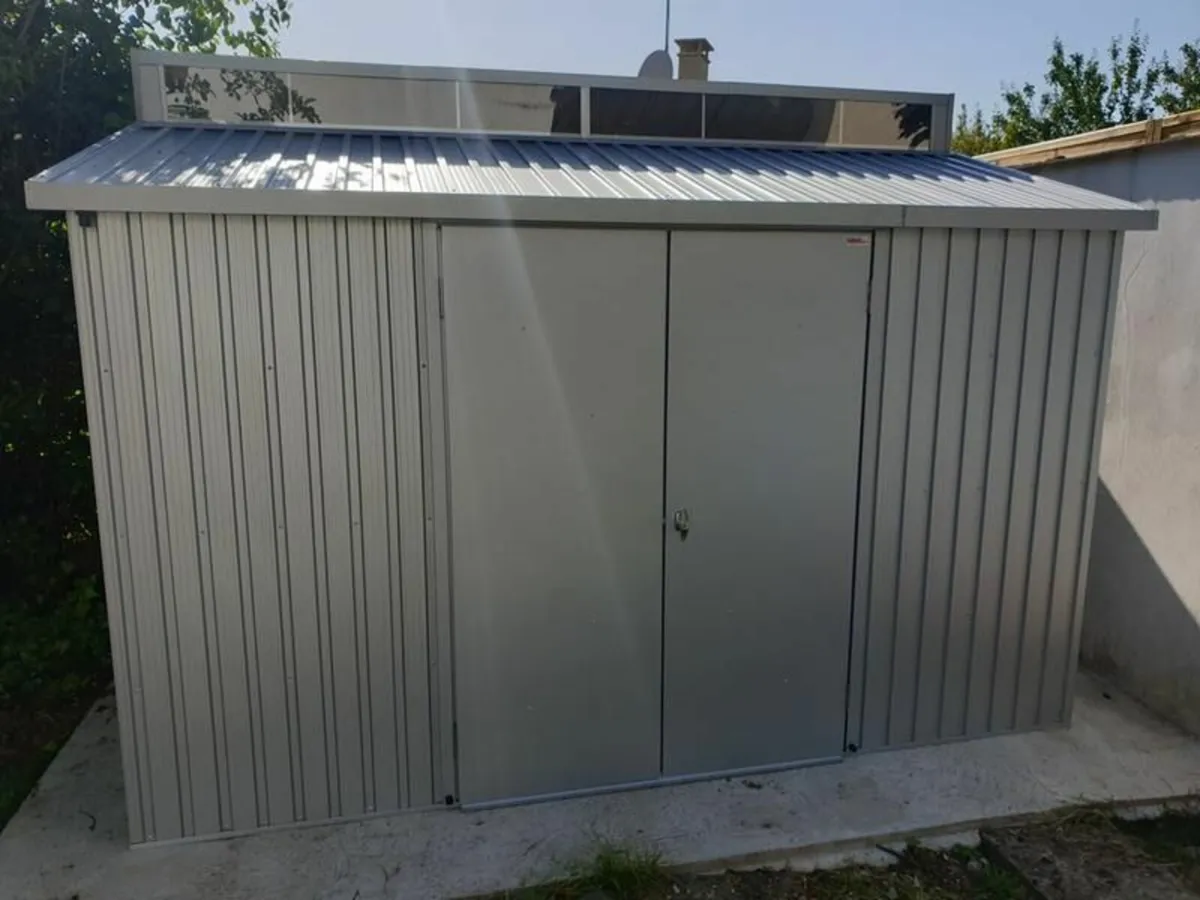 10×8 Aluminium Metal Sheds - Image 1