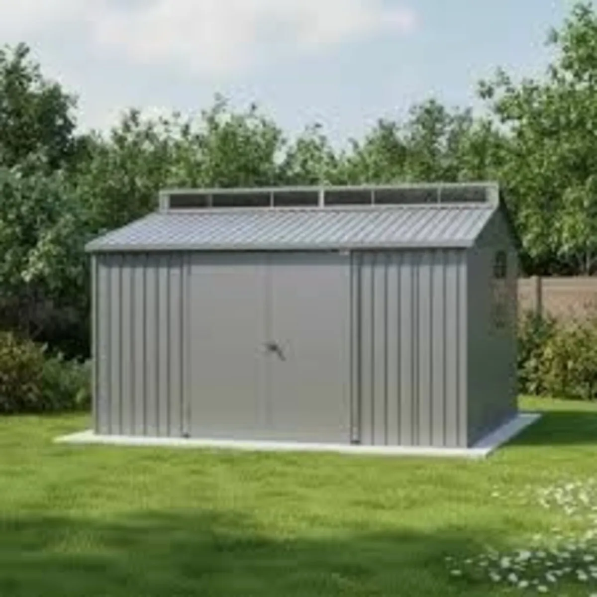 10×8 Aluminium Metal Sheds - Image 4