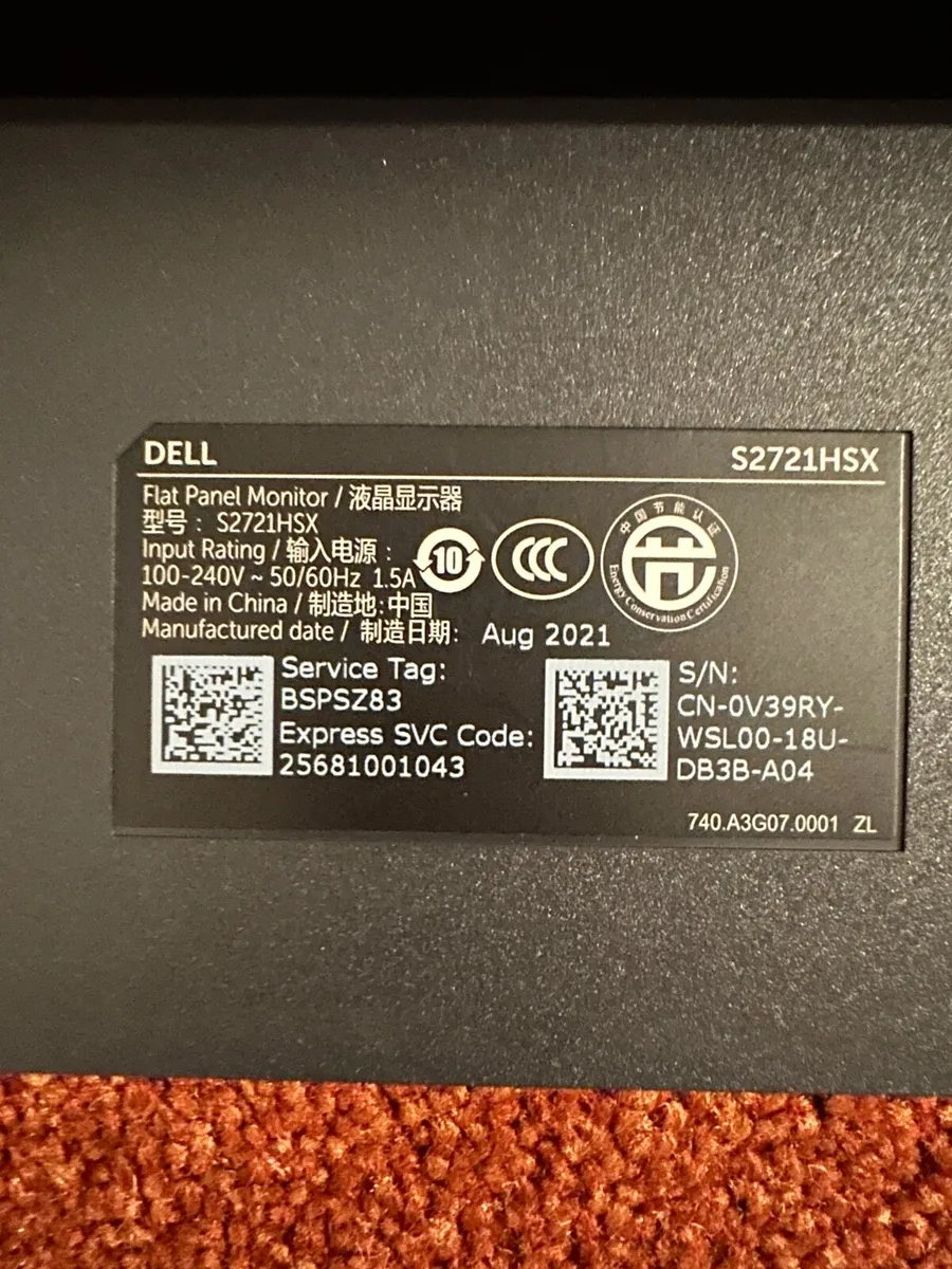 Dell S2721HSX - 27" FHD Display - Image 3