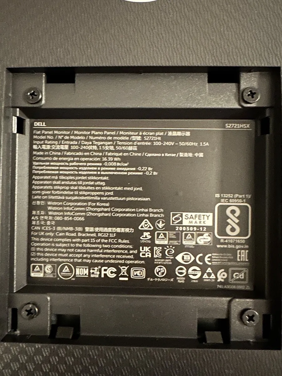 Dell S2721HSX - 27" FHD Display - Image 4