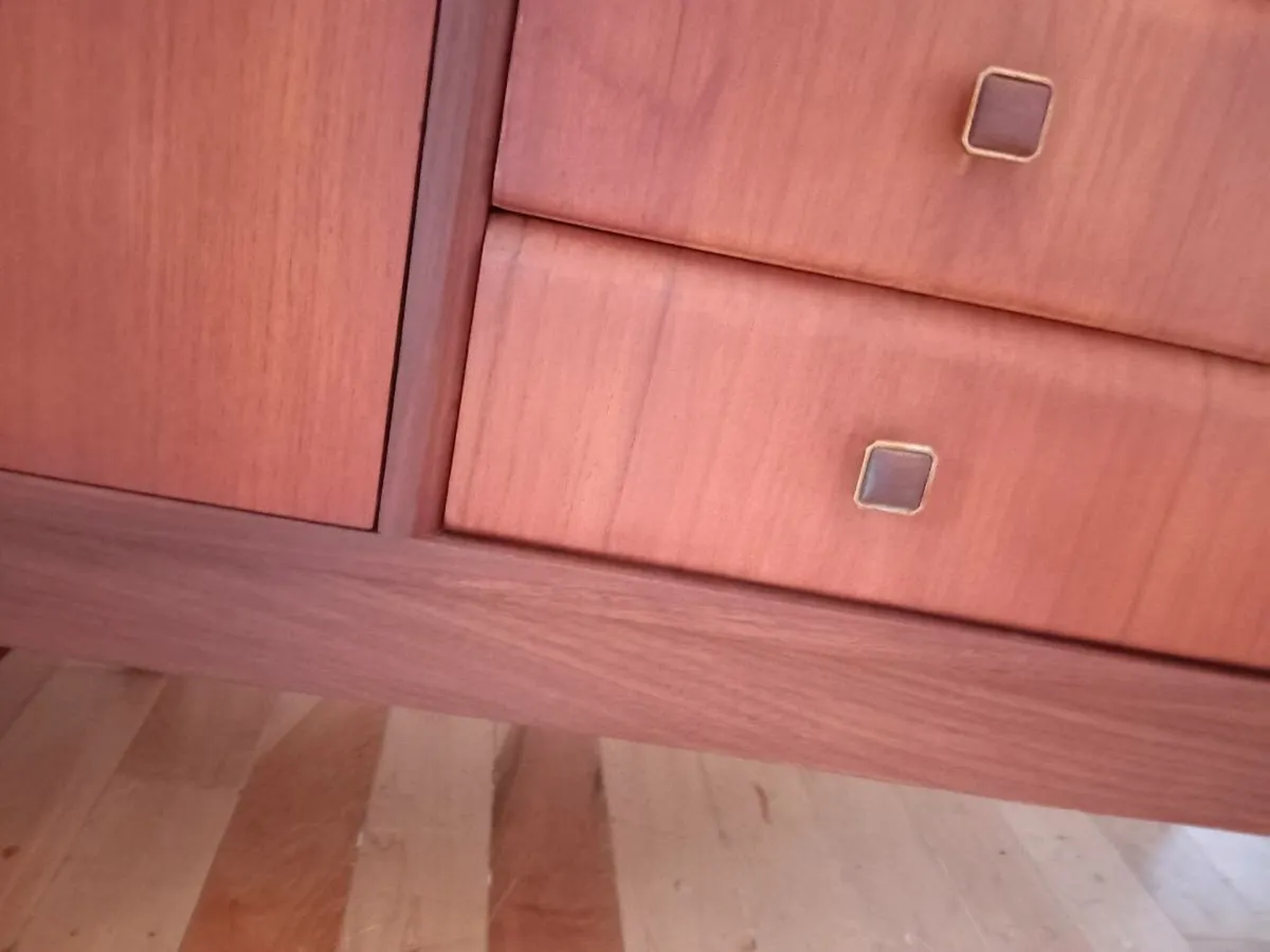 mid century teak sideboard restored - Image 4