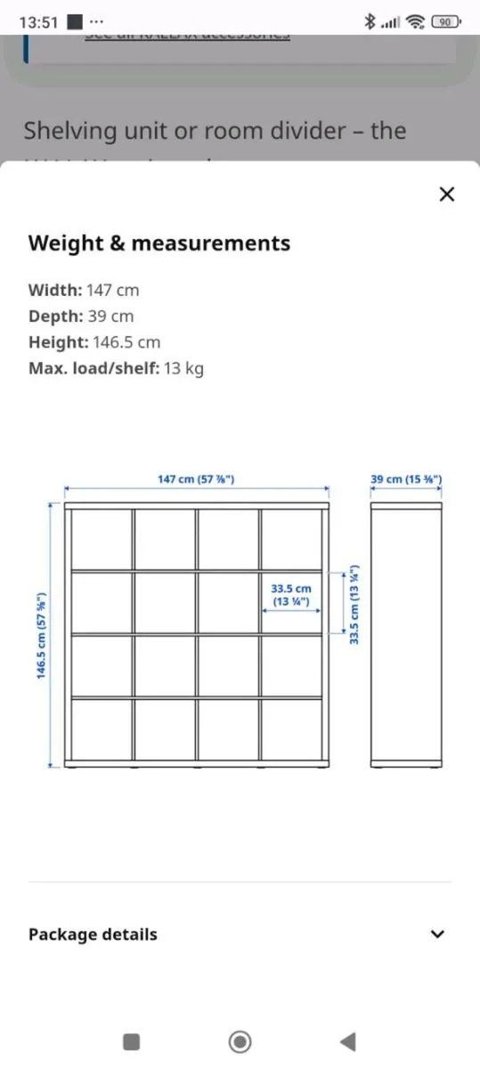 Ikea shelving unit - Image 3