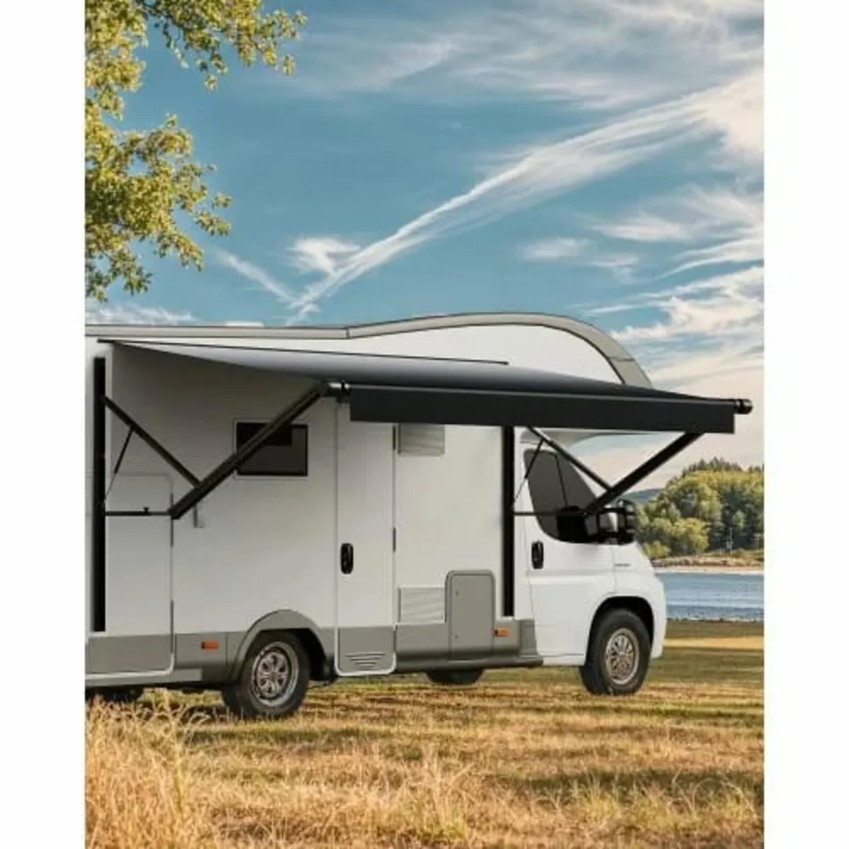 Motorized RV Awning Complete Kit, 14' Retractable - Image 1