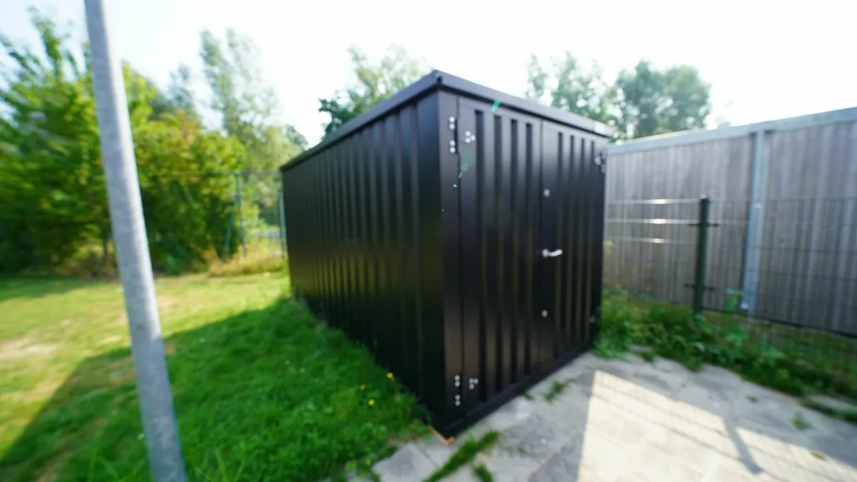 Galvanized Storage Cabin – Rust-Free Design - Image 1