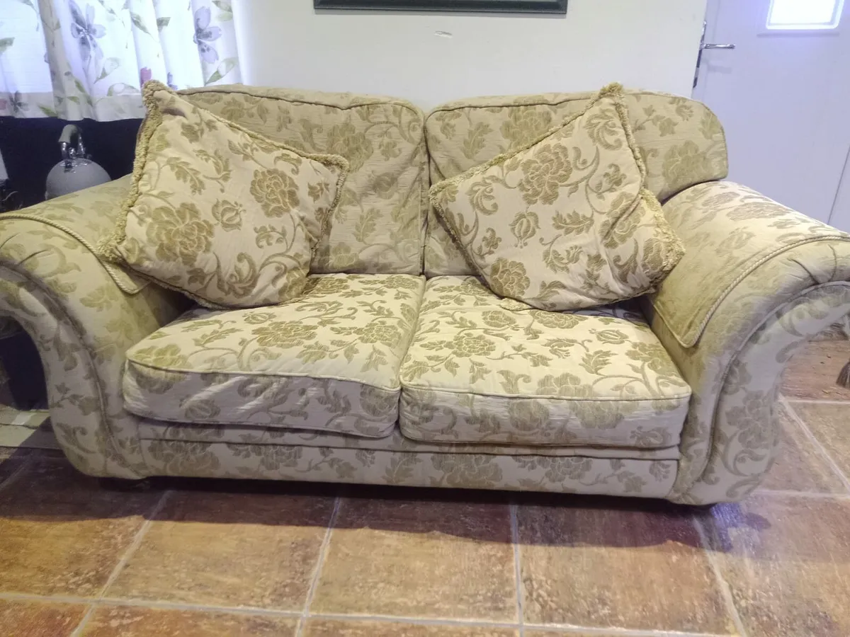 Large 2 seater and chair - Image 1