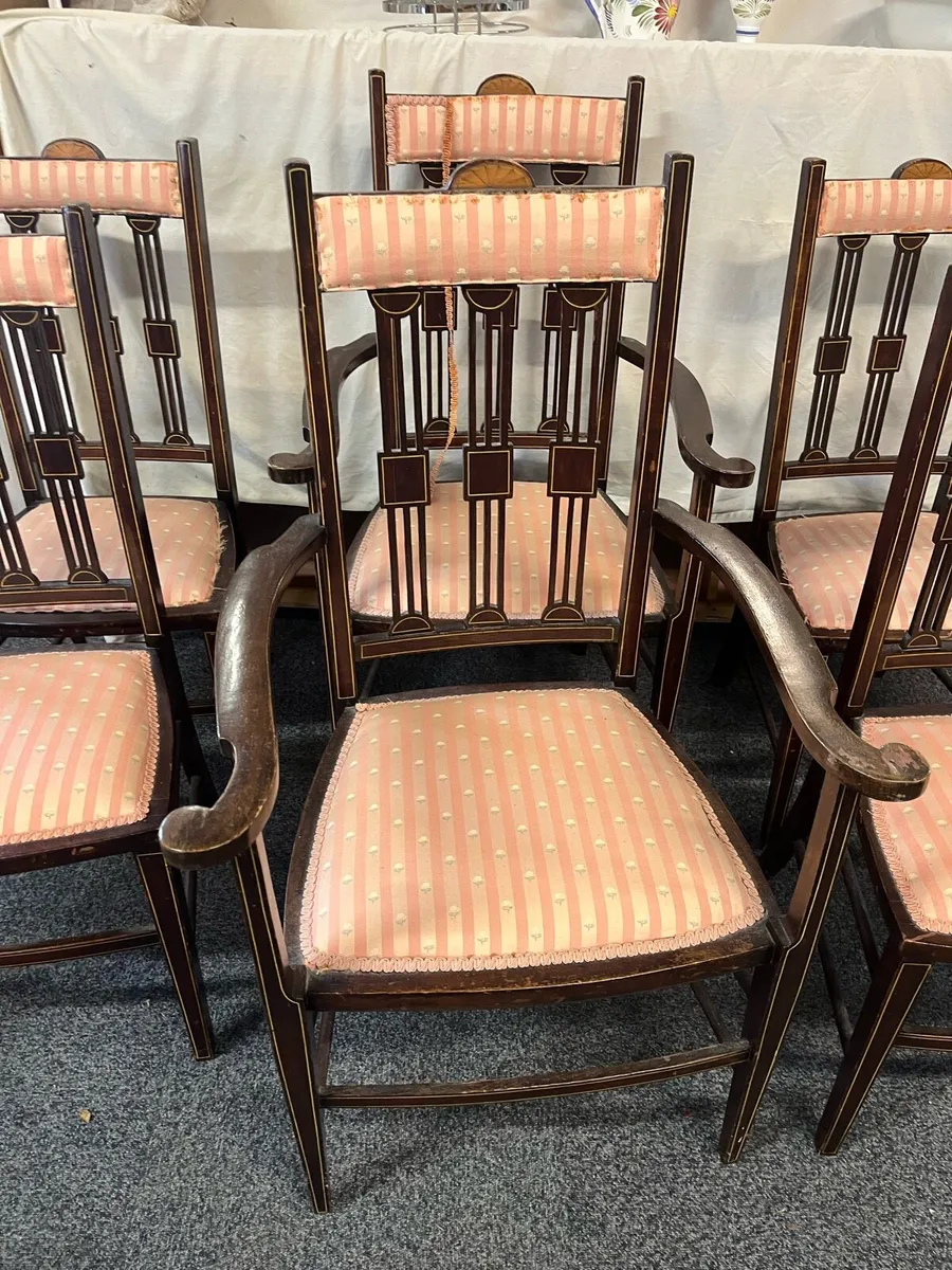 Dining room chairs and a couch - Image 3