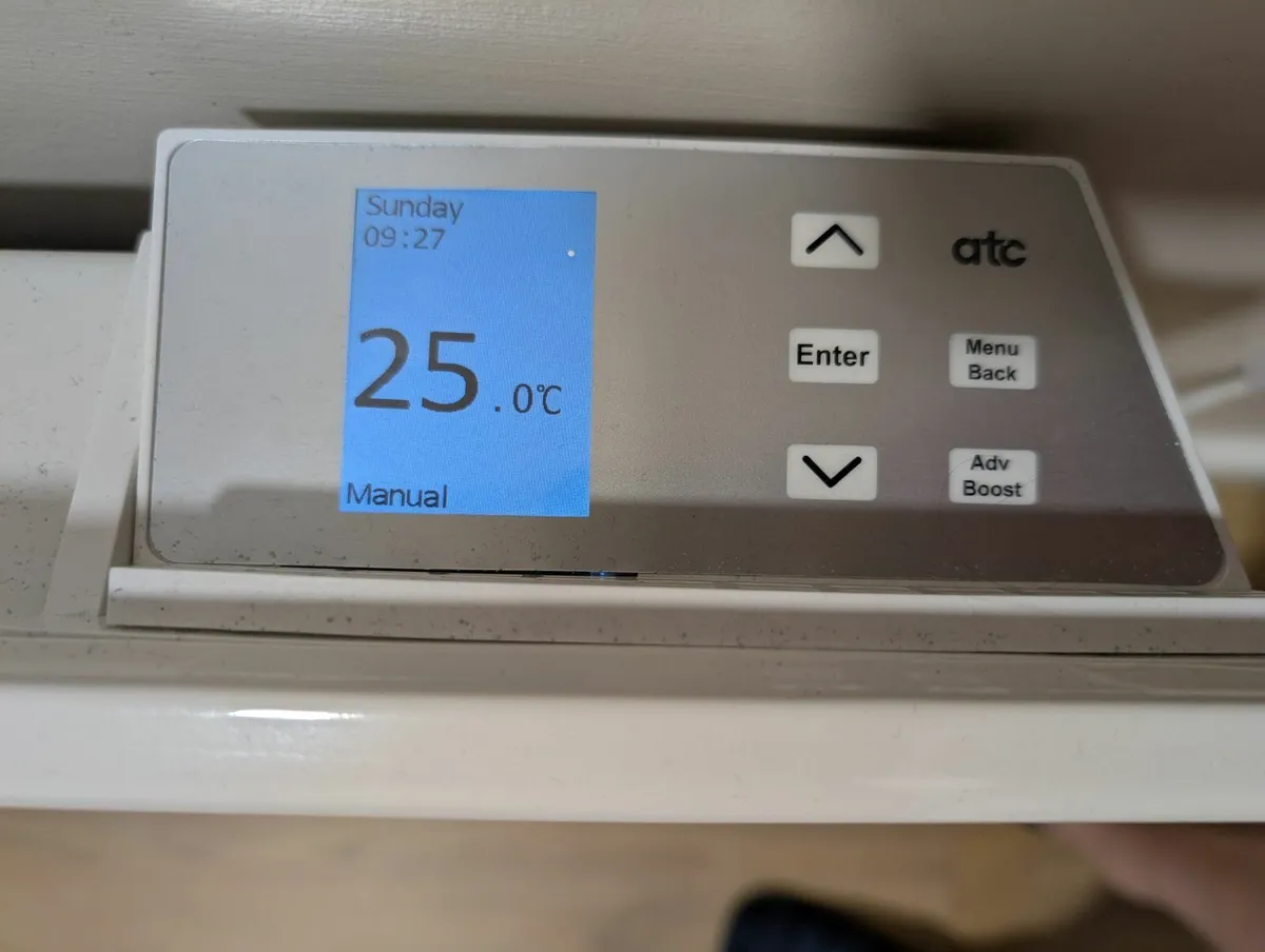 Digital Wall-Mounted Electric Radiator - Image 1