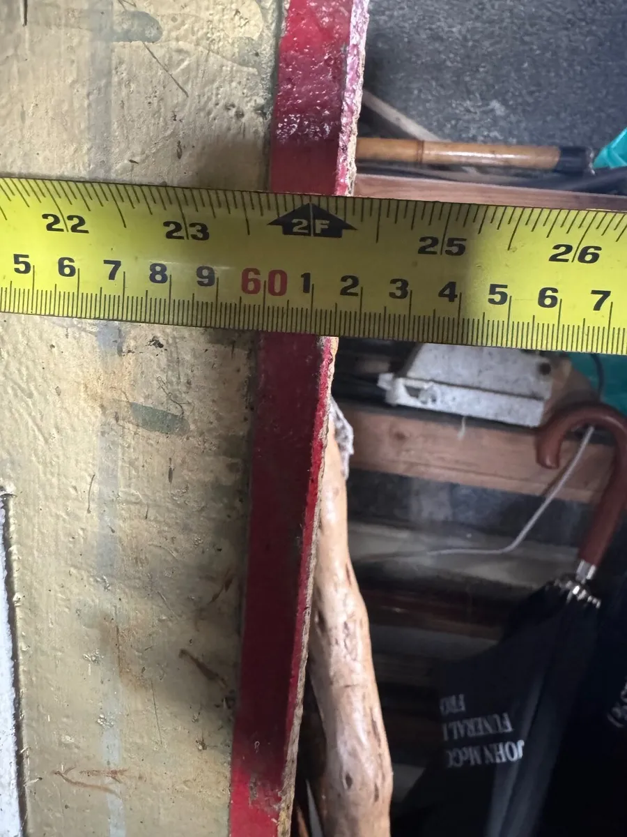 Cast Iron Antique Powers Whiskey Sign - Image 1