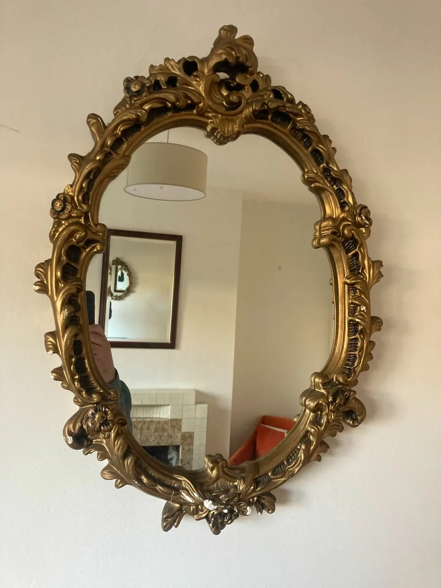 Vintage Mirror - 1950`s - Image 2