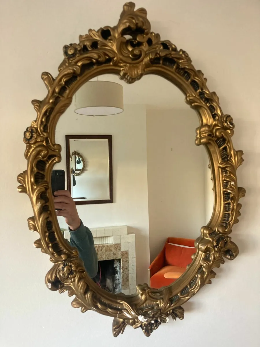 Vintage Mirror - 1950`s - Image 3