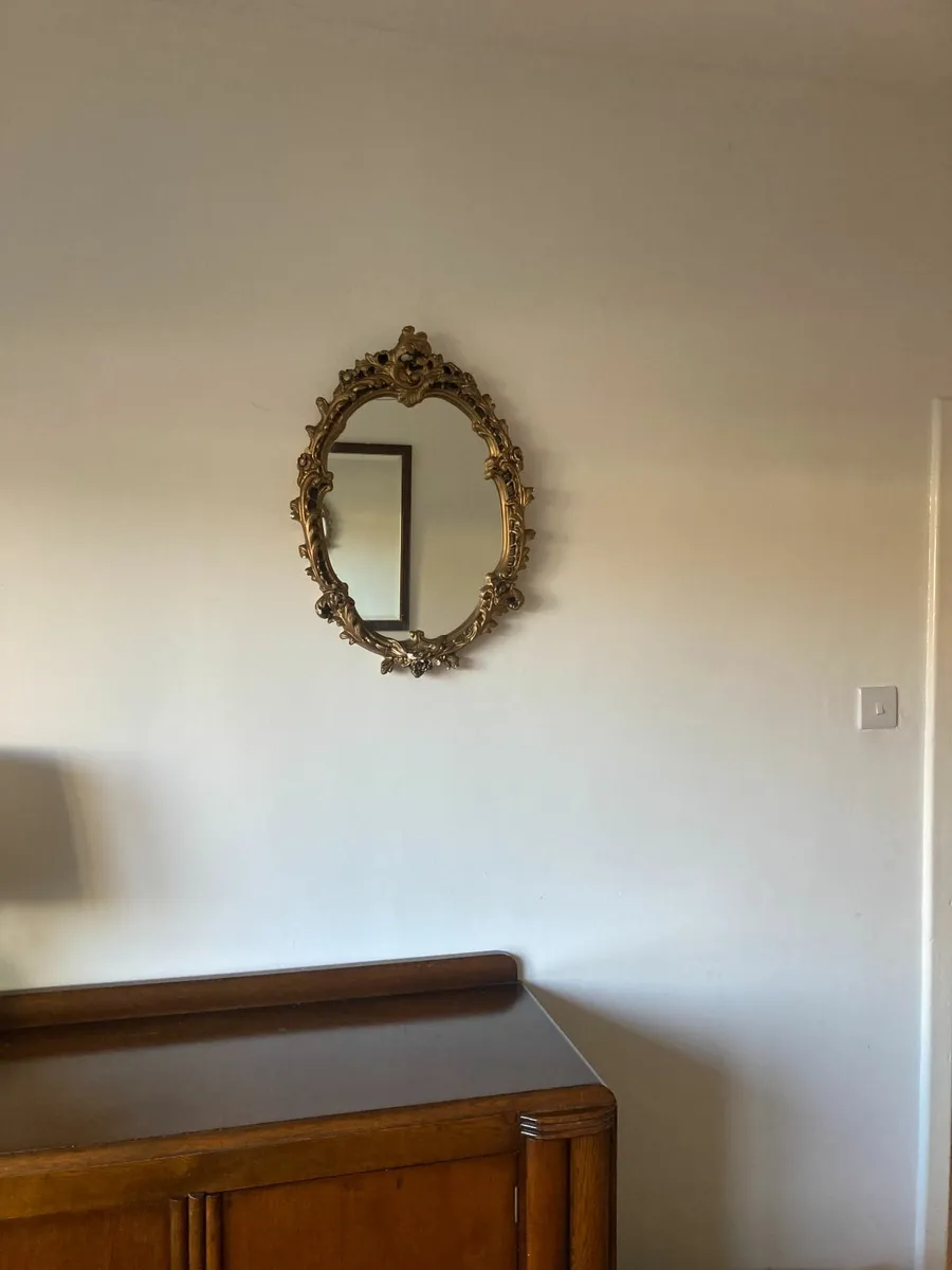 Vintage Mirror - 1950`s - Image 4