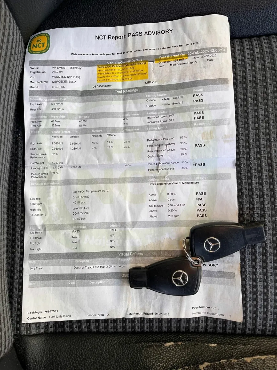 Mercedes-Benz B-Class 2009//After service - Image 2