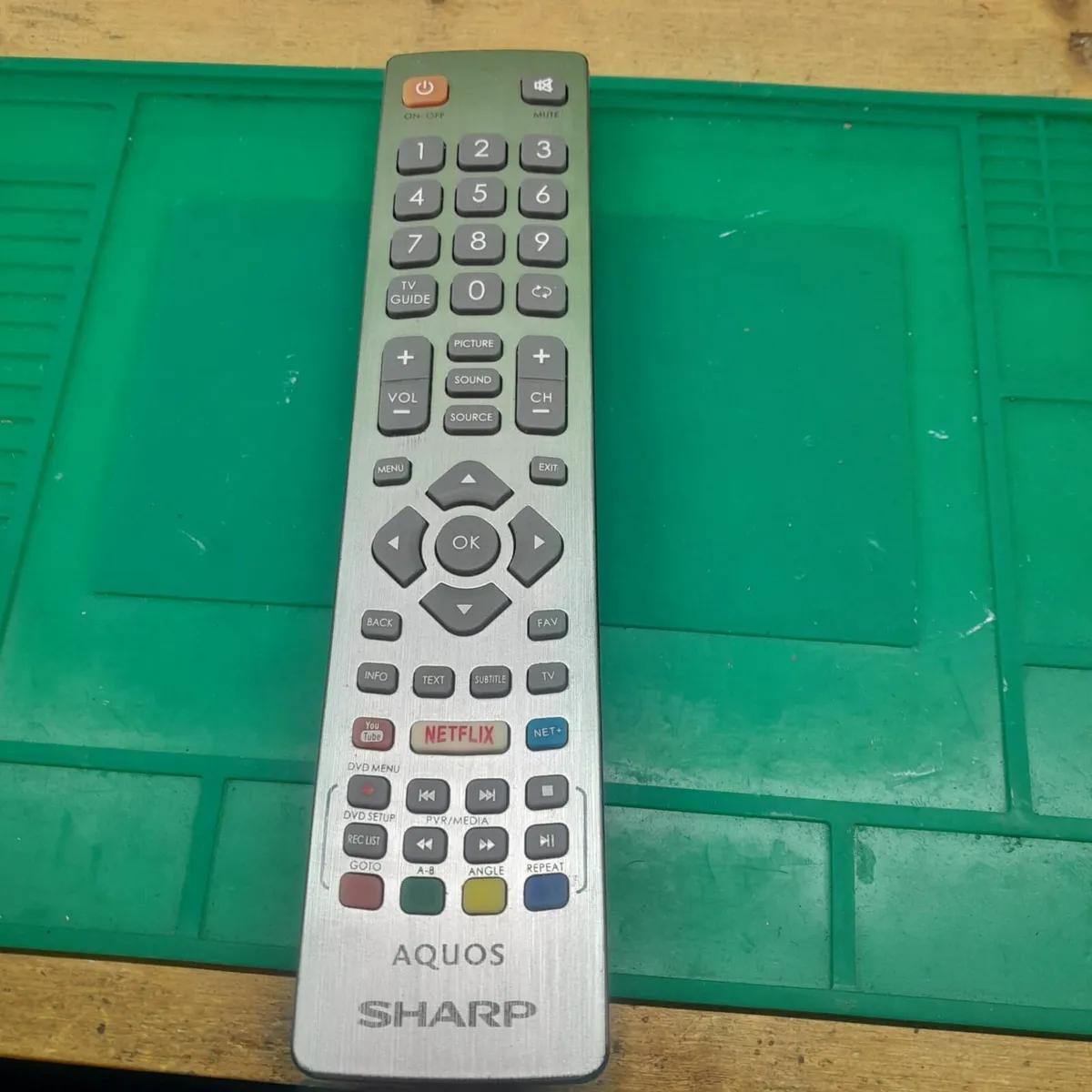 sharp aquos tv remote control
