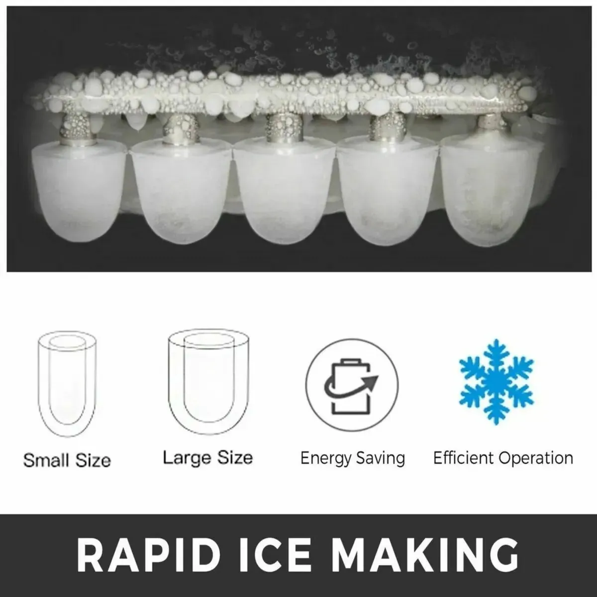 Automatic Ice Cube Maker Machine – Tabletop - Image 3