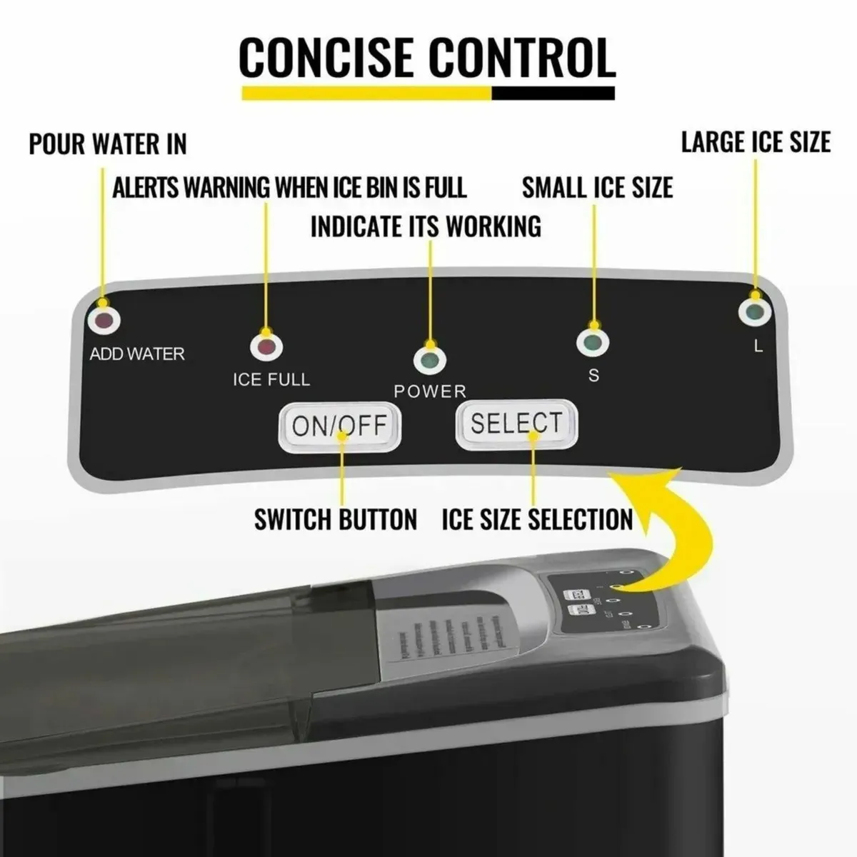 Automatic Ice Cube Maker Machine – Tabletop - Image 4
