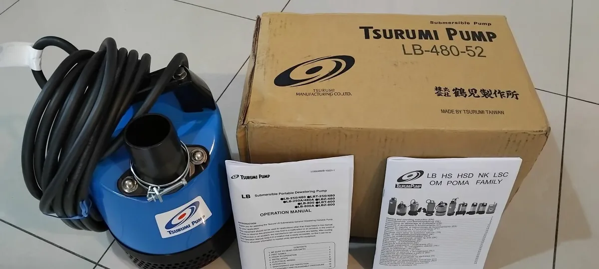Tsurumi LB-480 Submersible Pump 110v - Image 1