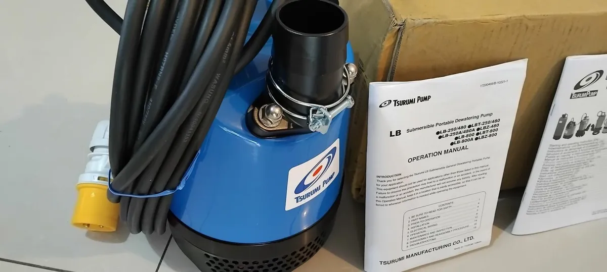 Tsurumi LB-480 Submersible Pump 110v - Image 4