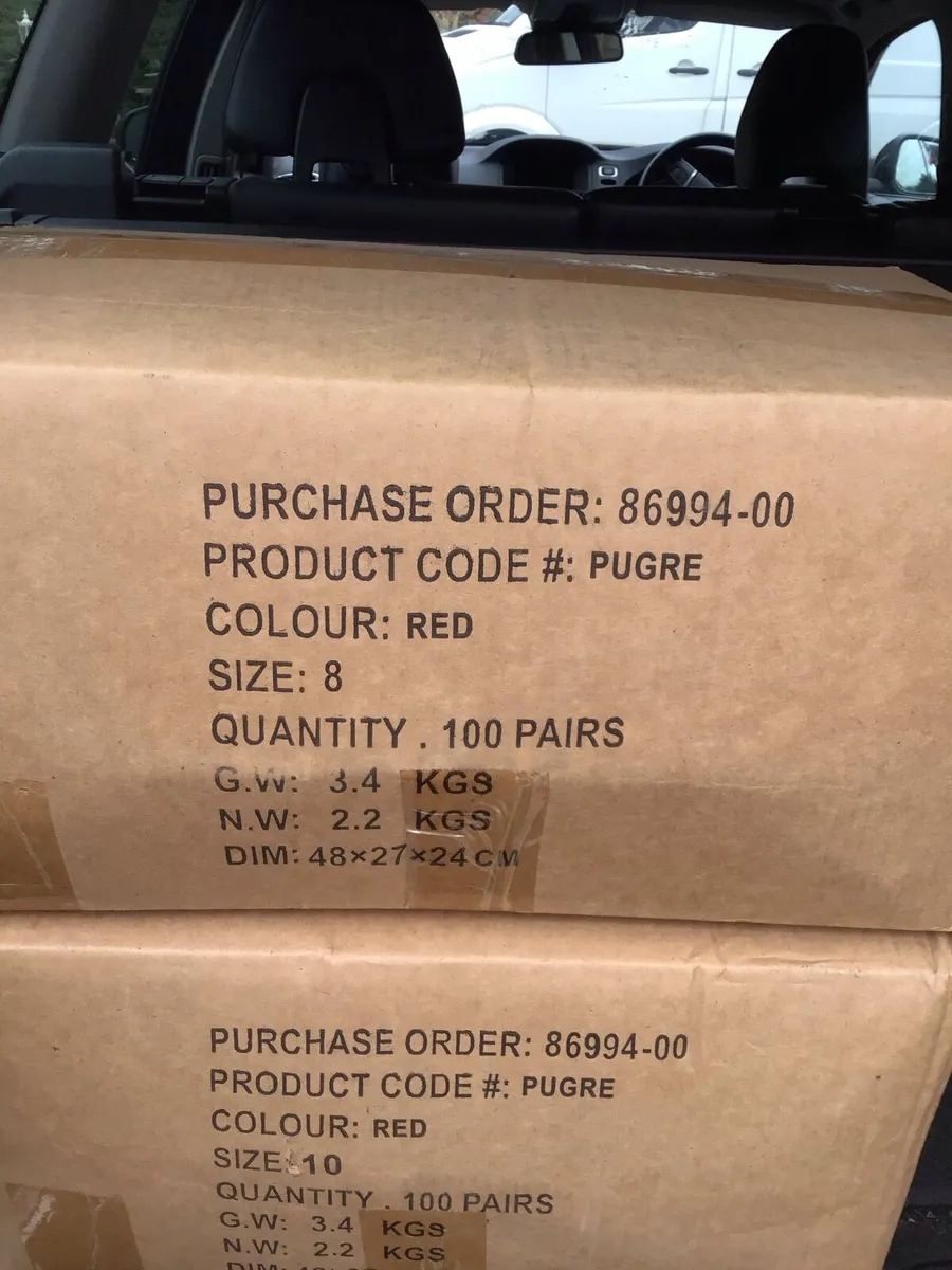 100 pair click work gloves size 8 €60 no offers - Image 2