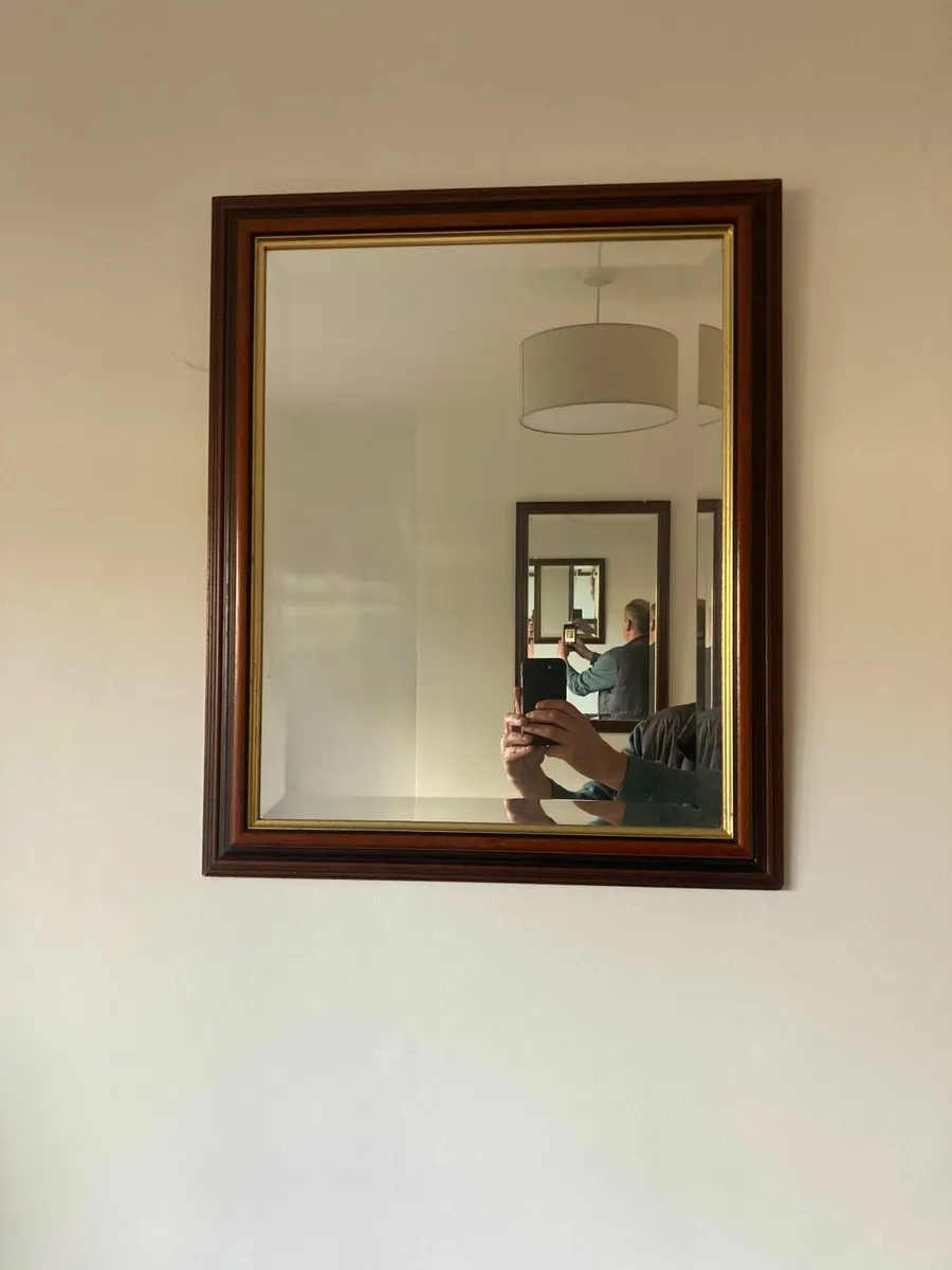 Mirror - Mahogany Frame - Image 1