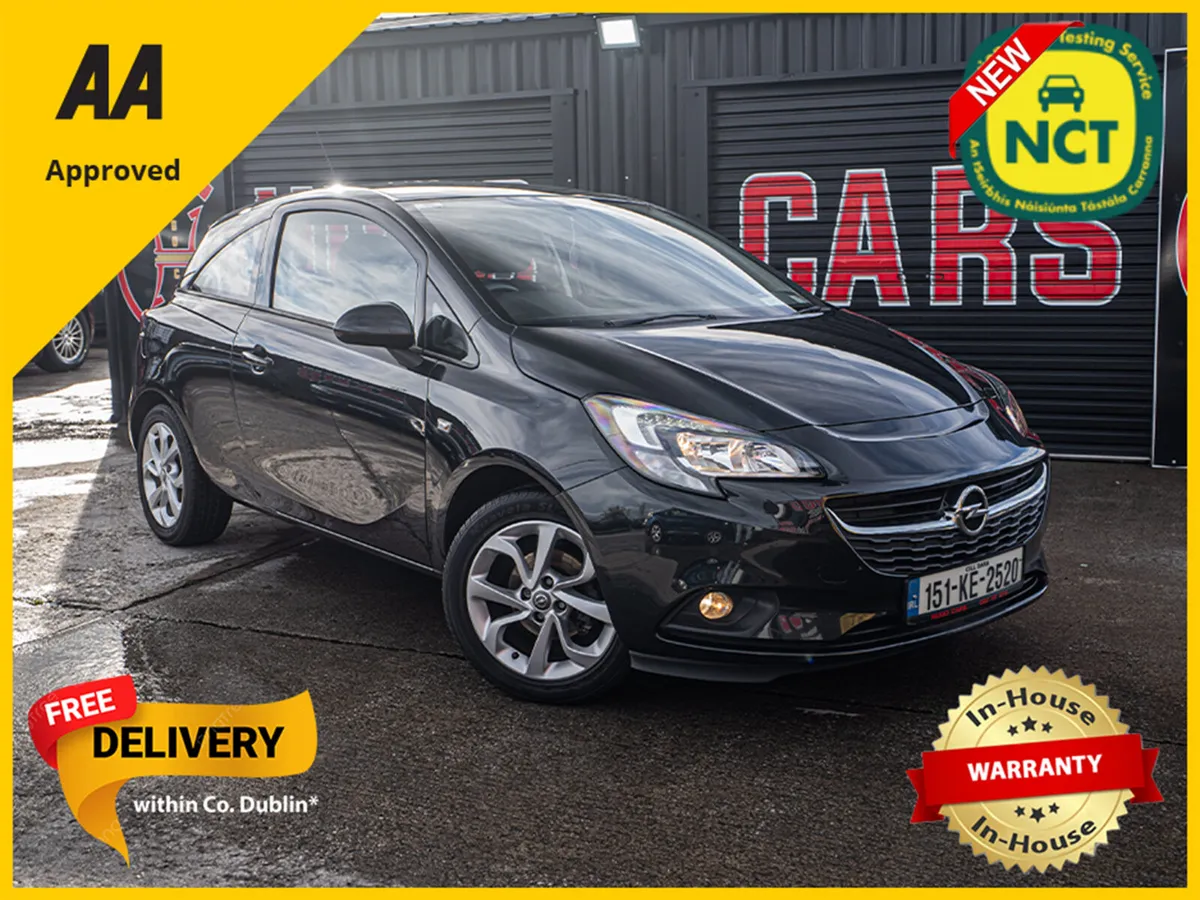 2015 Opel Corsa 1.4/New NCT/Irish/Warranty - Image 1